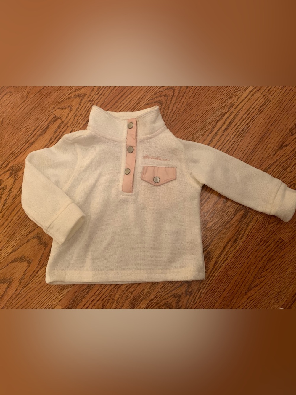 Eddie Bauer Toddler quarter button snap pullover Size 12 mo